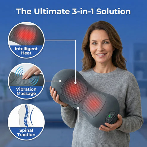 Triple Fusion Back Massager — Gentle At-Home Back Relief