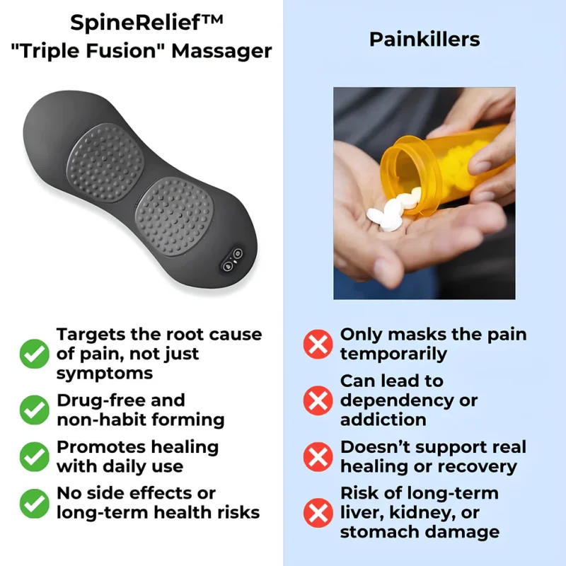 Triple Fusion Back Massager — Gentle At-Home Back Relief